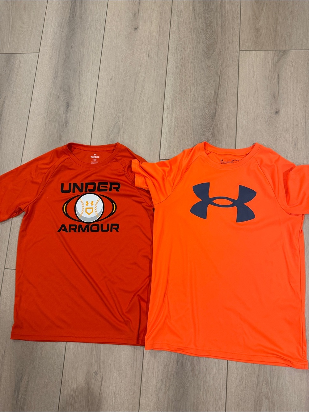 Boys youth large Under Armour tshirts